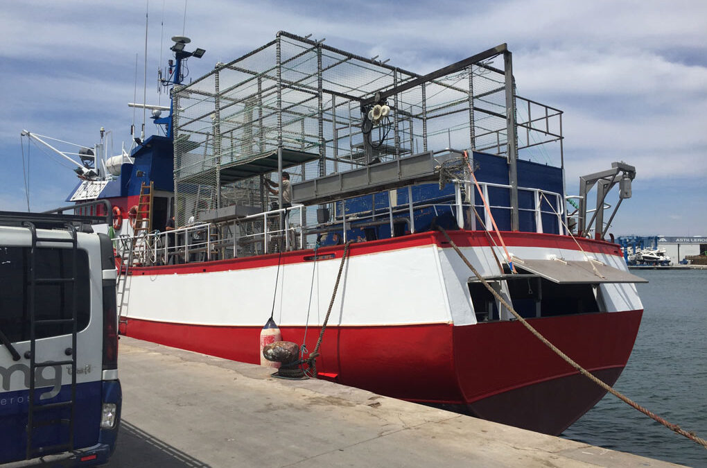 Jaulas para nansas de pesquero Madre Loreto