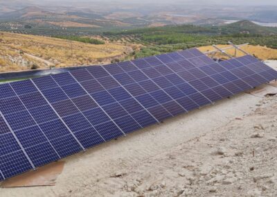 Estructura metálica y montaje de placas solares Jaén